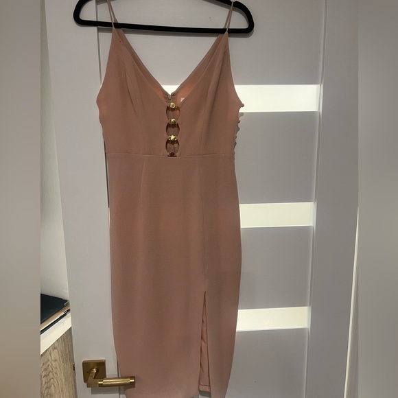 Zimmermann Crepe Link Midi dress in color Lily Pink, size 1 (US 6) - Picture 6 of 10